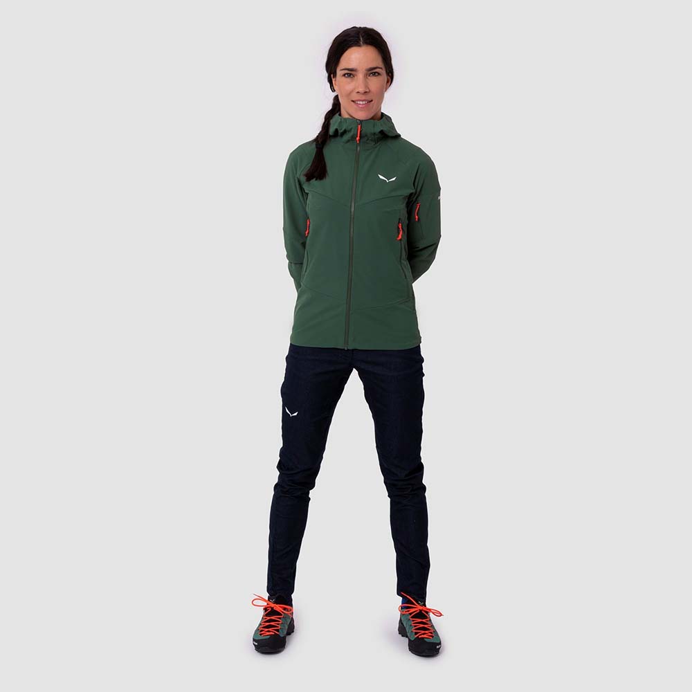 Salewa Agner Durastretch Green Women Jacket