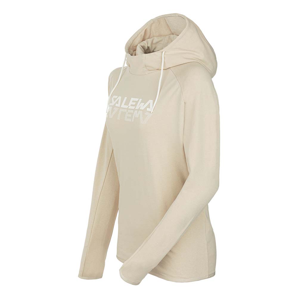 Salewa Pure Hemp Logo Beige Women Hoodies