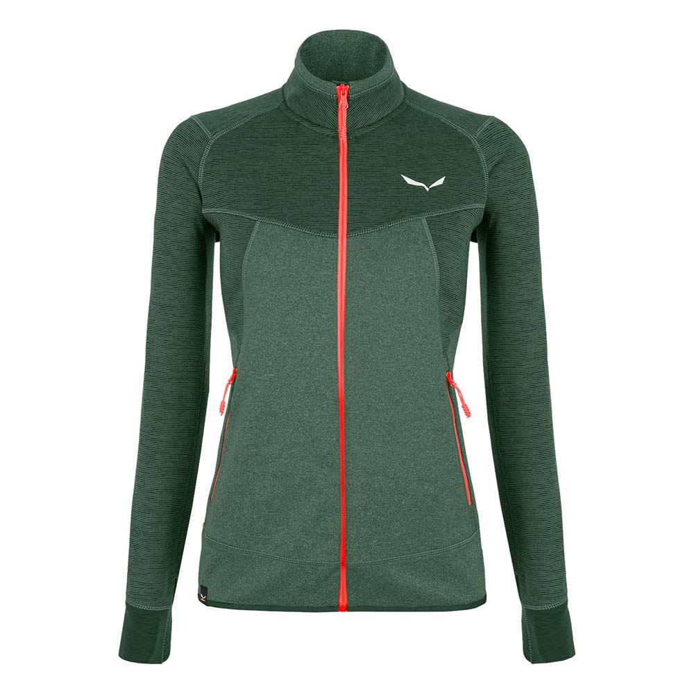 Salewa Puez Melange 2 Polarlite Flecce Green Women Tops