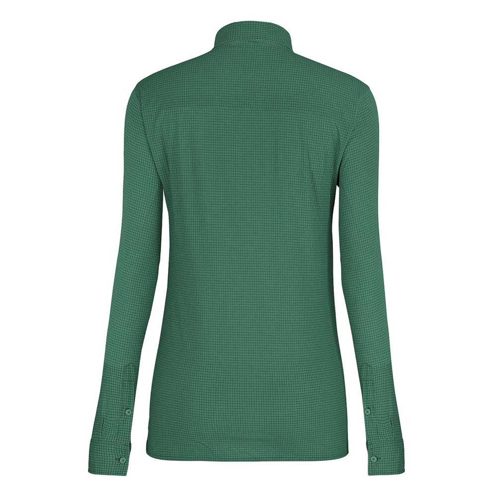 Salewa Puez Minicheck 2 Dry Green Women Shirts