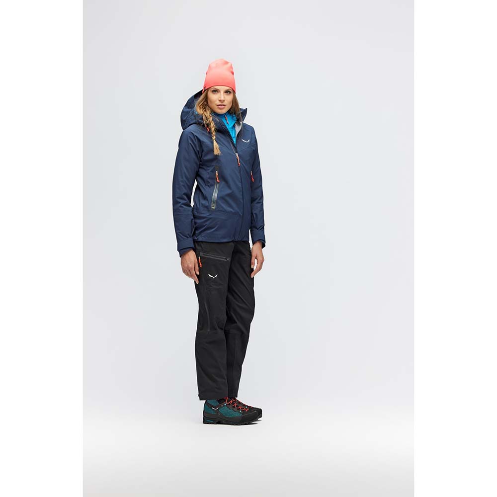 Salewa Marmolada Powertex Hardshell Navy Blue Women Jacket