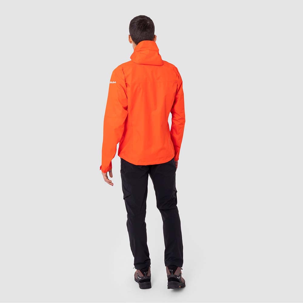 Salewa Puez Aqua Powertex Hardshell Red Orange Men Jacket