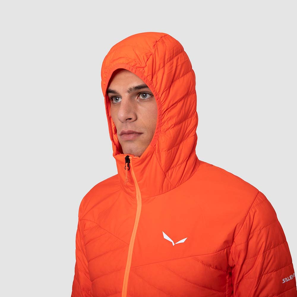 Salewa Brenta RDS Red Orange Men Down Jacket