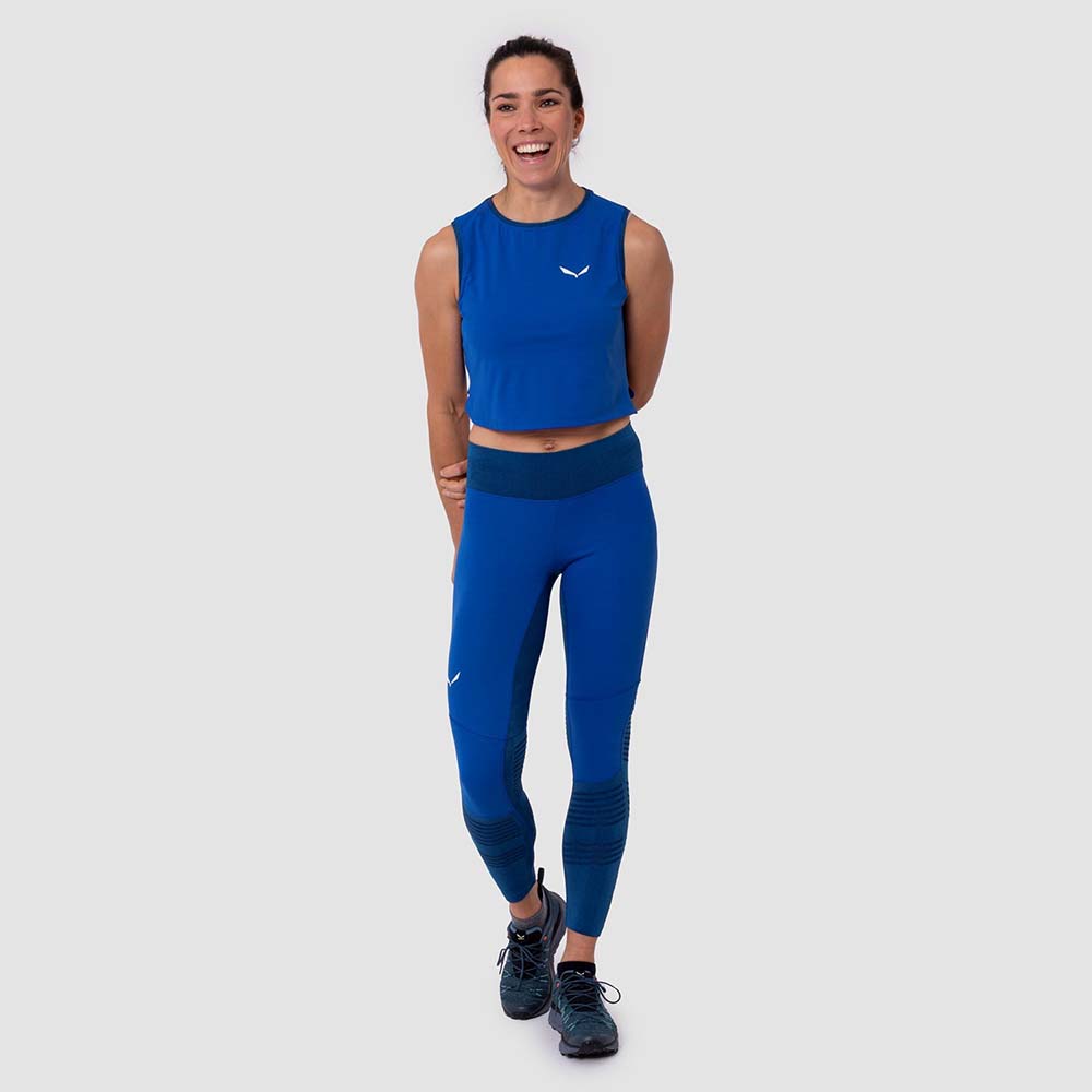 Salewa Pedroc Dry Responsive Blue Women Tights