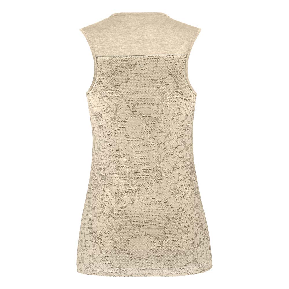 Salewa Puez Graphic Dry Beige Women Tank Top