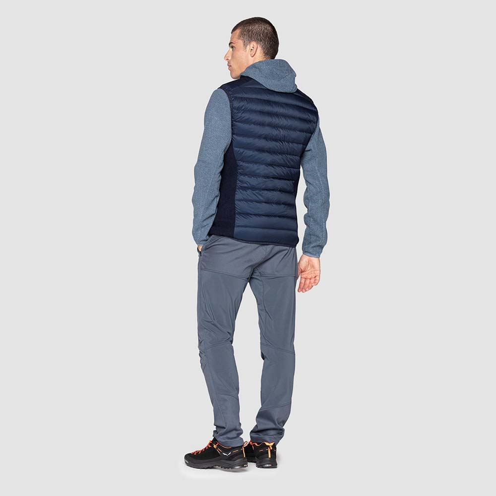 Salewa Fanes Sarner Down Hybrid Navy Blue Men Vests