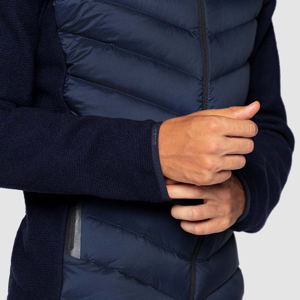 Salewa Fanes Sarner Down Hybrid Navy Blue Men Jacket
