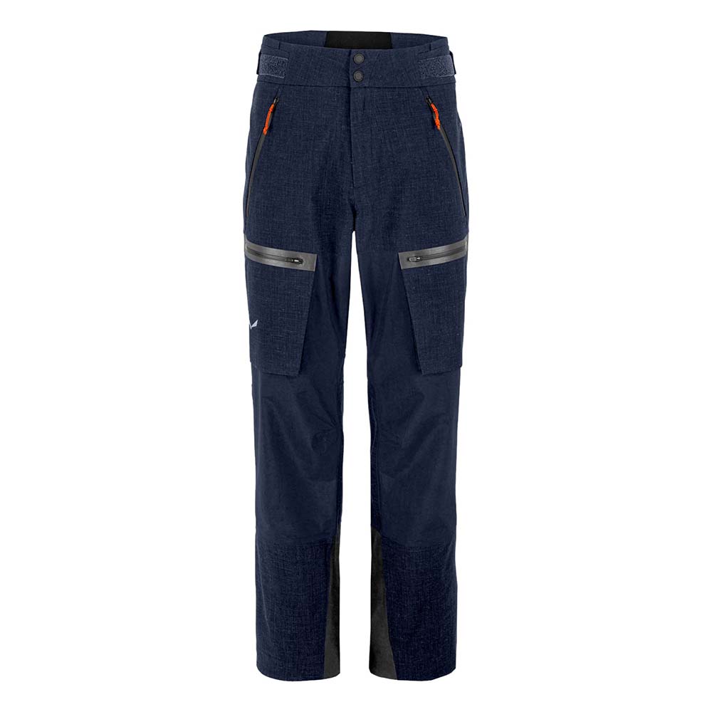 Salewa Sella 3 Layers Powertex Responsive Hardshell Navy Blue Men Pants