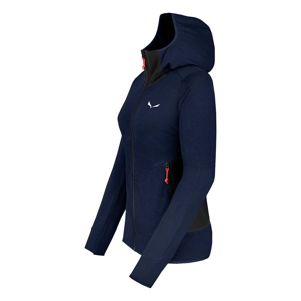 Salewa Lavaredo Hemp Navy Blue Women Hooded Jacket