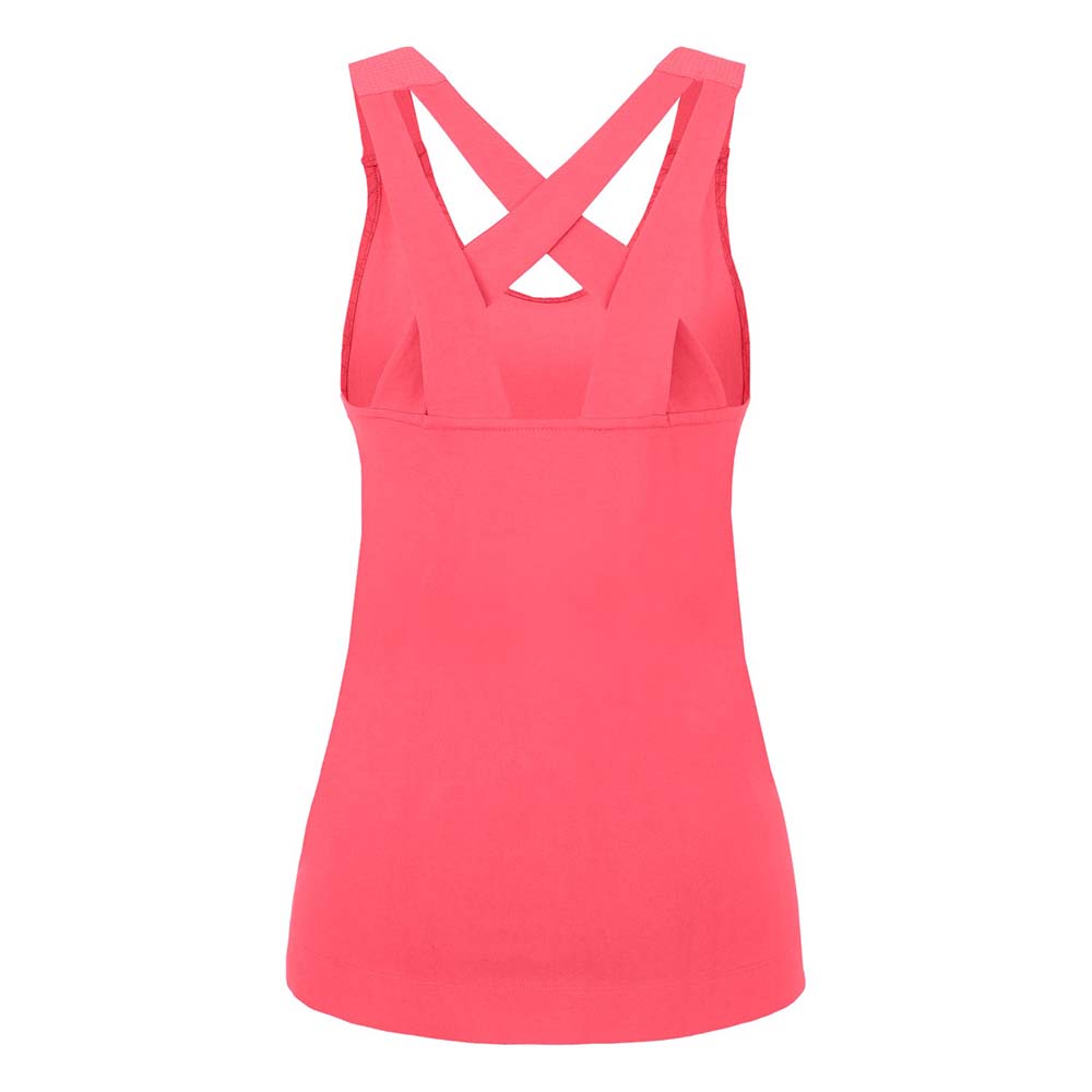 Salewa Alpine Hemp Print Pink Women Tank Top