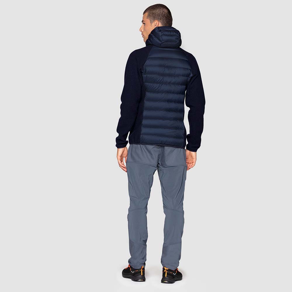 Salewa Fanes Sarner Down Hybrid Navy Blue Men Jacket