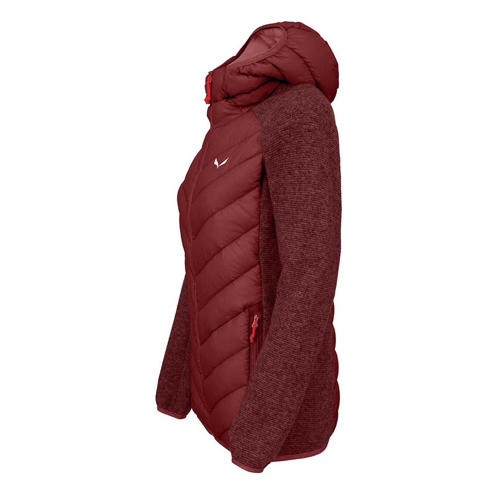 Salewa Fanes Sarner Down Hybrid Red Women Jacket