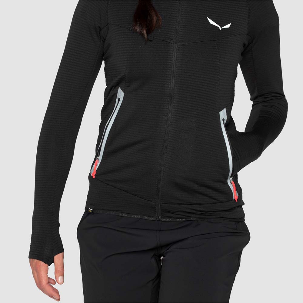 Salewa Pedroc Polarlite Fleece Black Women Tops