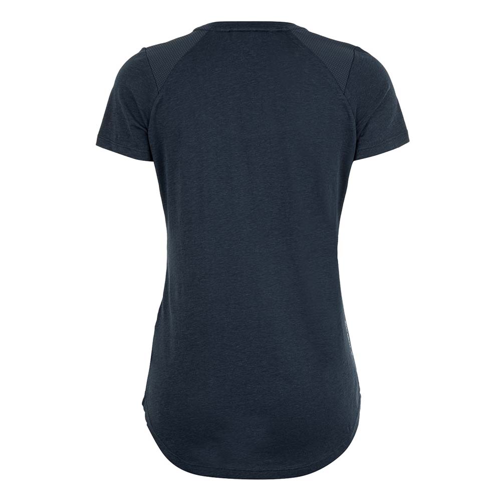 Salewa Alpine Hemp Print Navy Blue Women T-Shirts