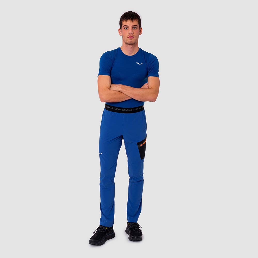 Salewa Pedroc Light Durastretch Blue Men Pants