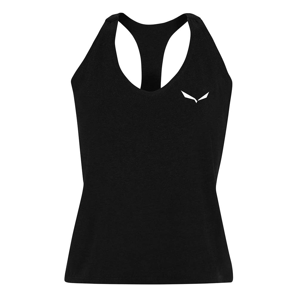 Salewa Lavaredo Hemp Cropped Black Women Tank Top