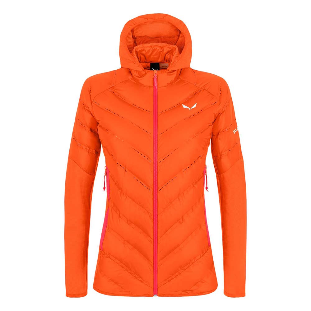 Salewa Agner Hybrid Red Orange Women Down Jacket