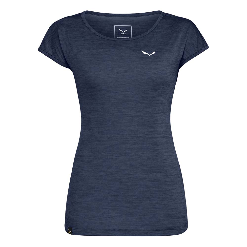 Salewa Puez Melange Dry Navy Blue Women T-Shirts