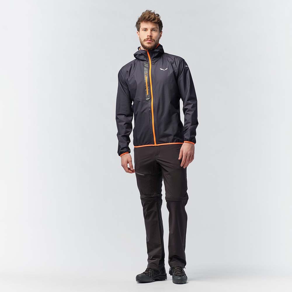 Salewa Puez Light Powertex Hardshell Navy Blue Men Jacket