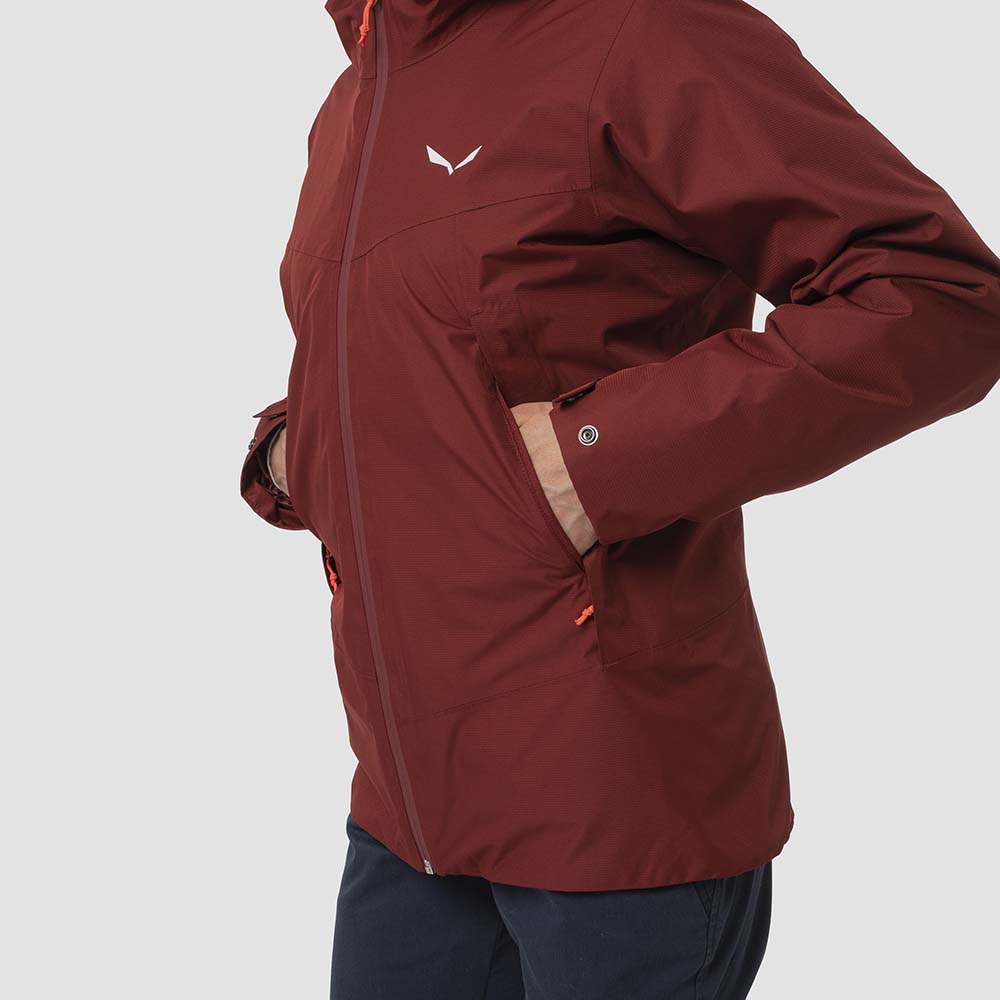 Salewa Fanes 2L Powertex 2 In 1 Red Women Jacket