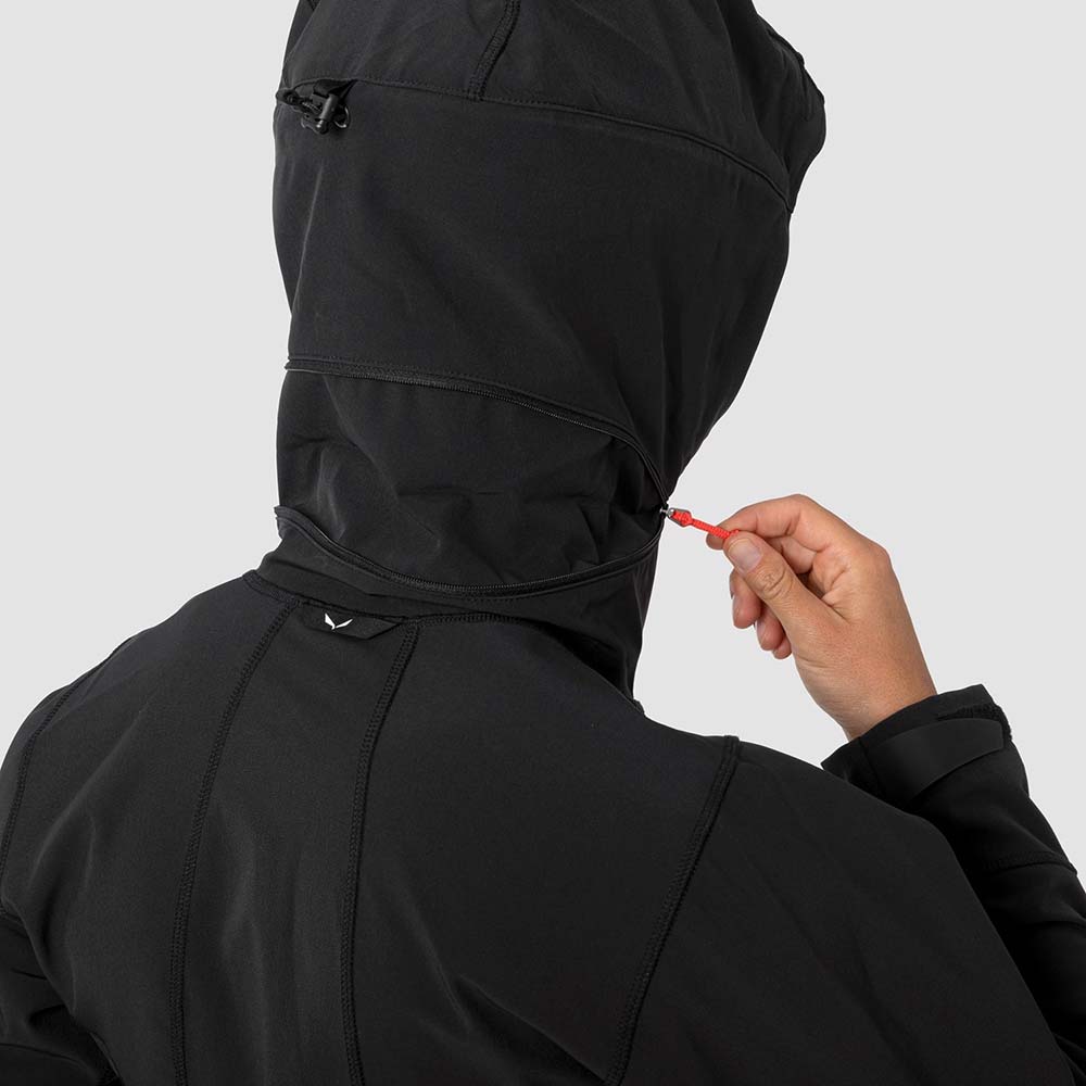 Salewa Comici Stormwall/Durastretch Softshell Black Women Jacket