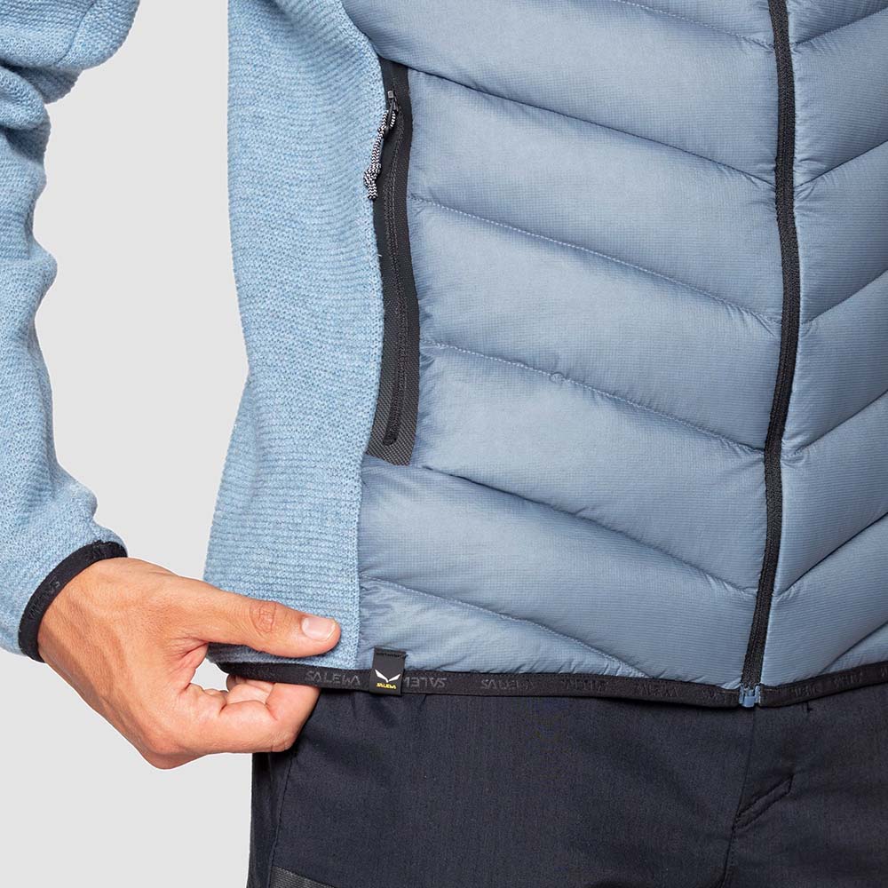 Salewa Fanes Sarner Down Hybrid Grey Men Jacket