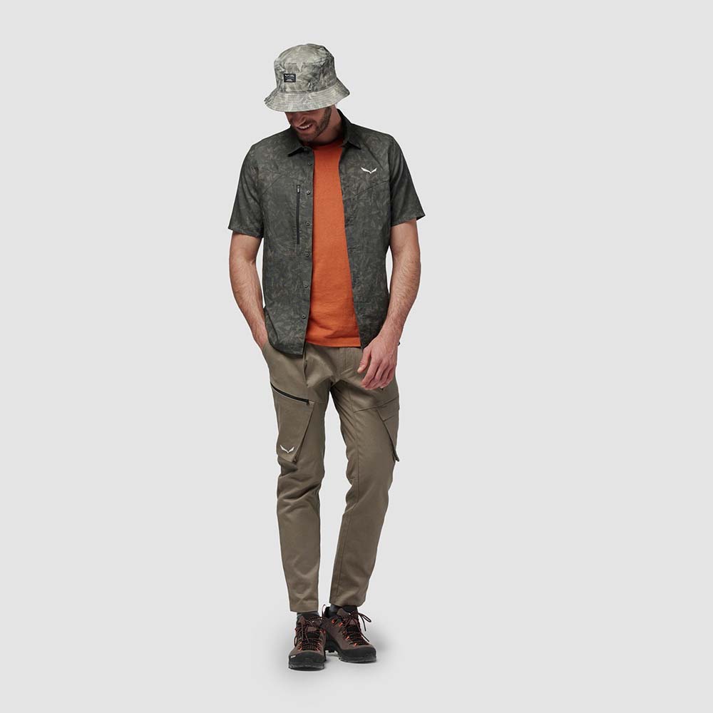 Salewa Puez Hemp Cargo Brown Men Pants