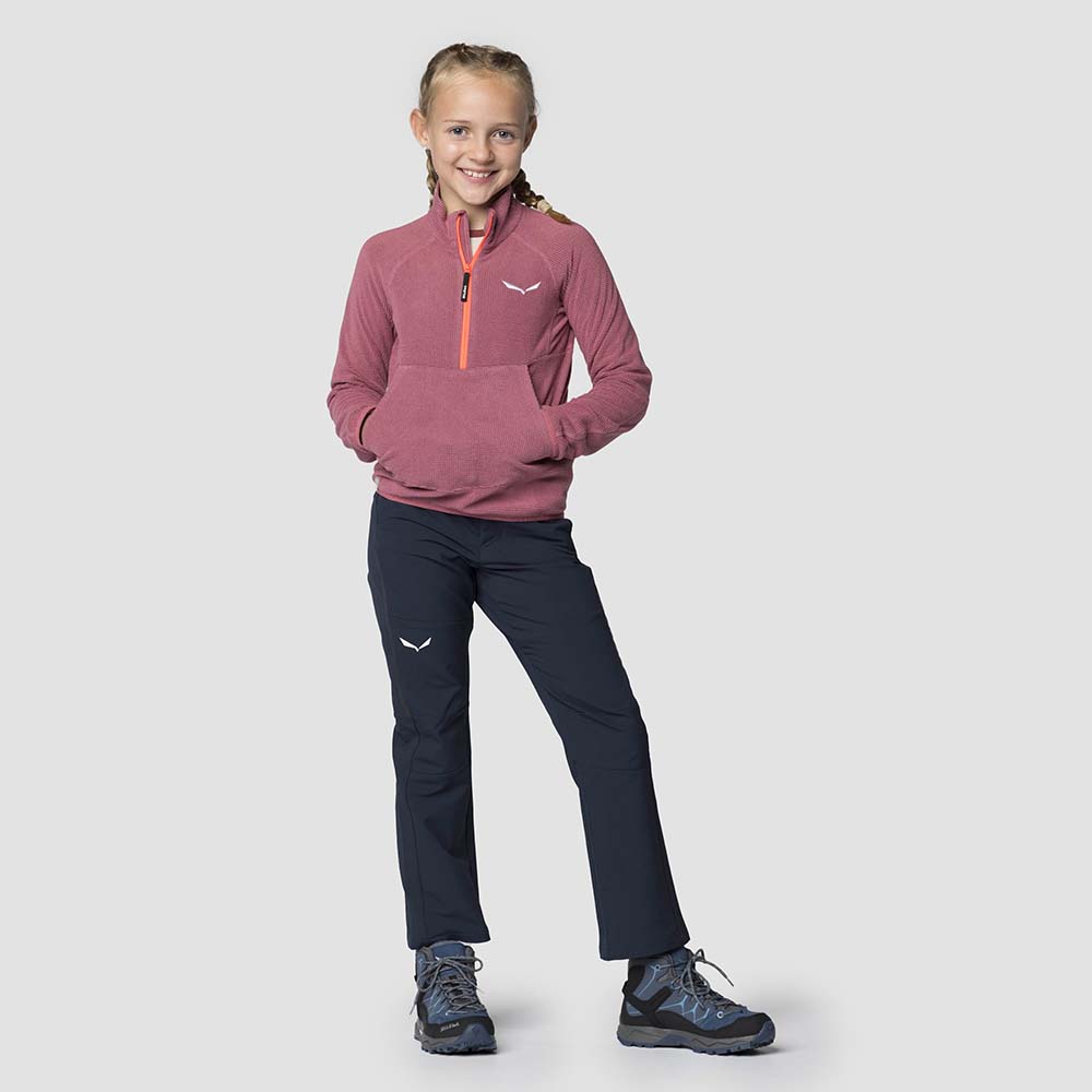 Salewa Puez Polarlite Anorak Pink Kids Anorak