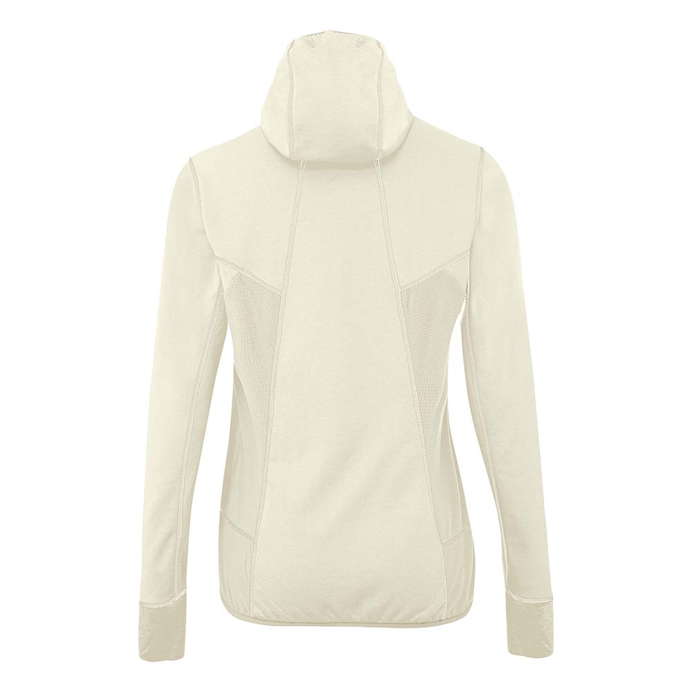 Salewa Puez Hybrid Polarlite Hooded Fleece Beige Women Tops