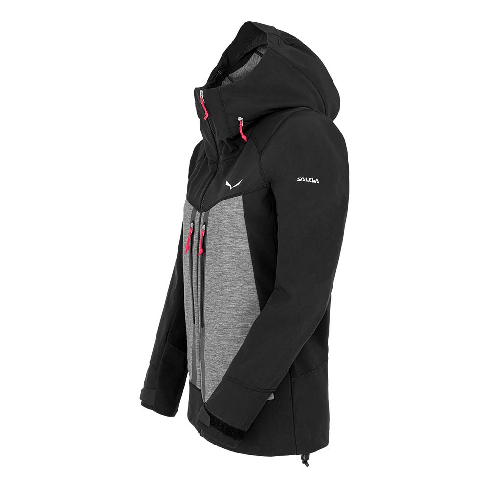Salewa Comici Stormwall/Durastretch Softshell Black Women Jacket
