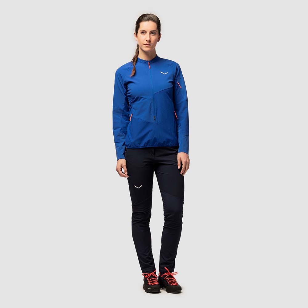 Salewa Agner Durastretch Blue Women Anorak