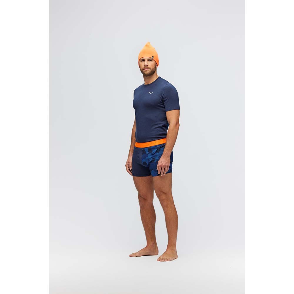 Salewa Cristallo Warm Alpine Merino Responsive Navy Blue Men Boxer