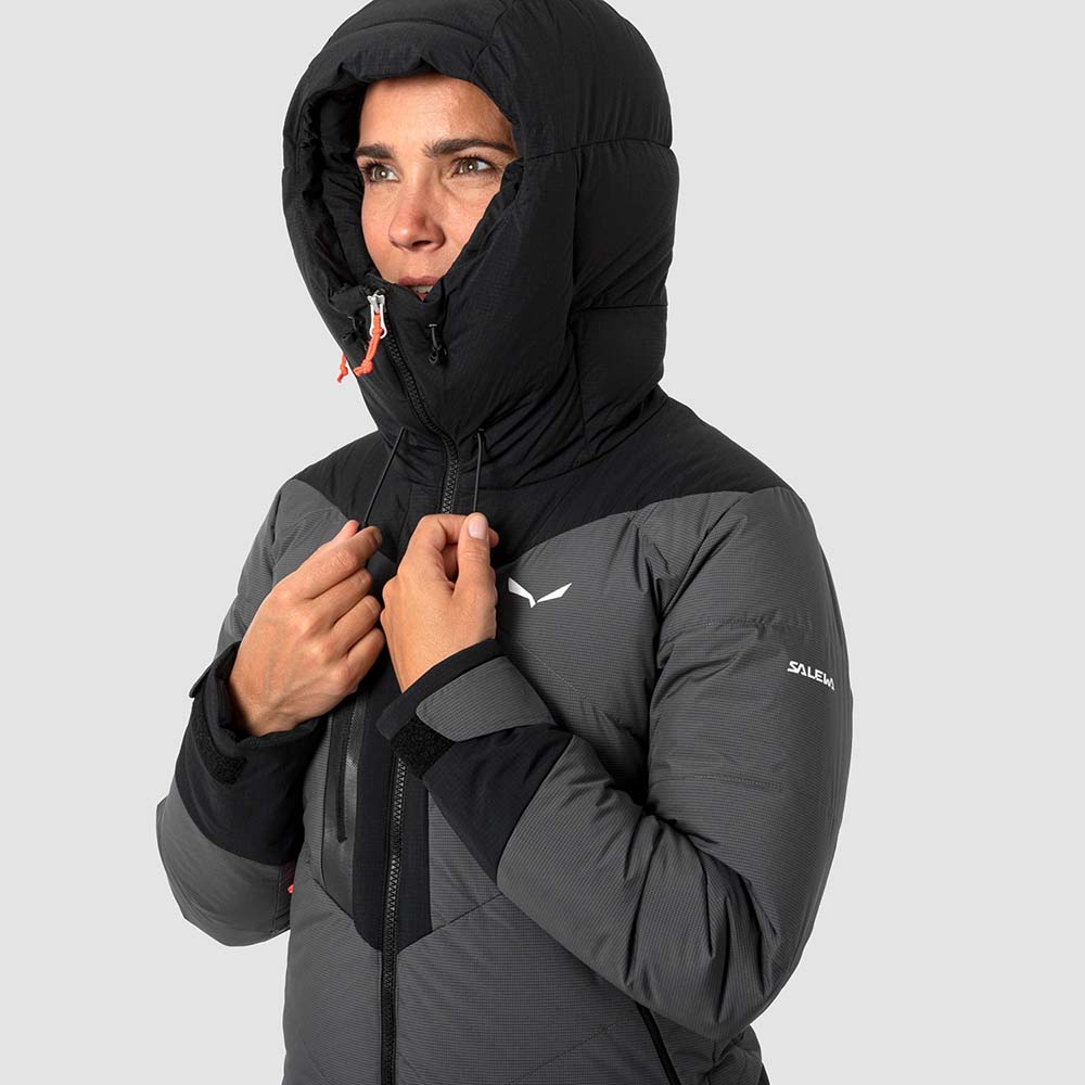 Salewa Ortles Heavy Powertex Black Women Down Jacket