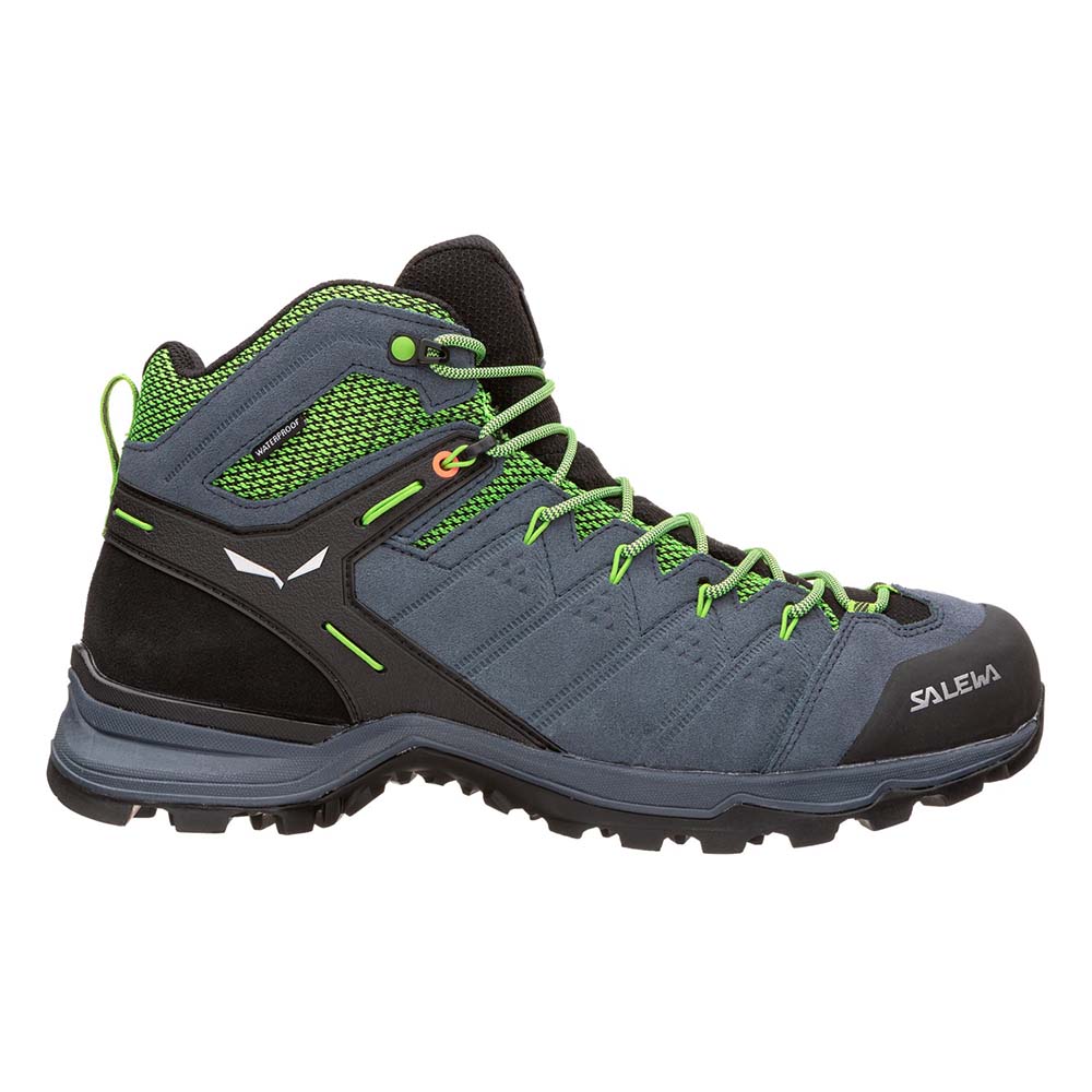 Salewa Alp Mate Mid Waterproof Grey/Blue Men Hiking Shoes