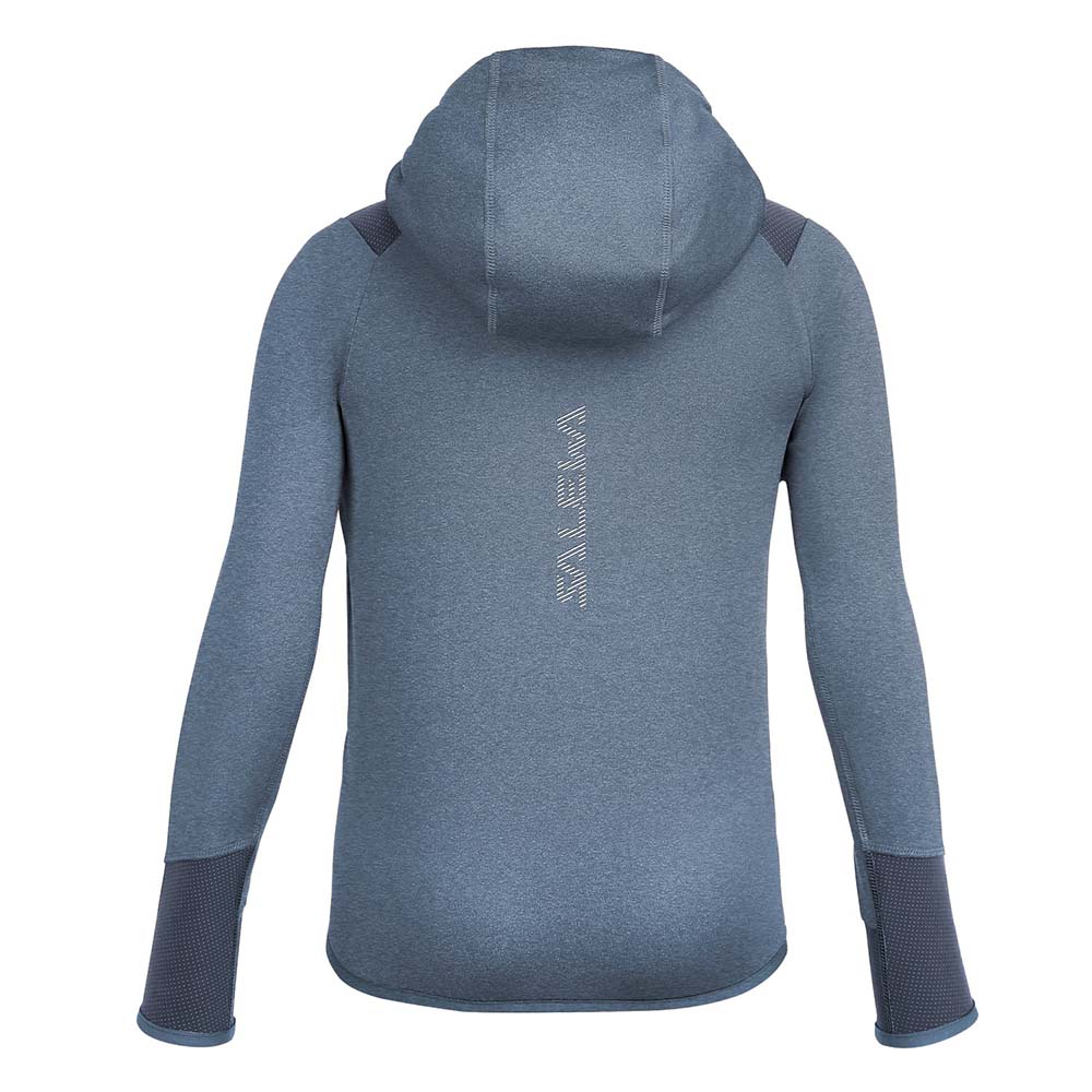 Salewa Agner Melange Polarlite Full Zip Grey Kids Hooded Jacket