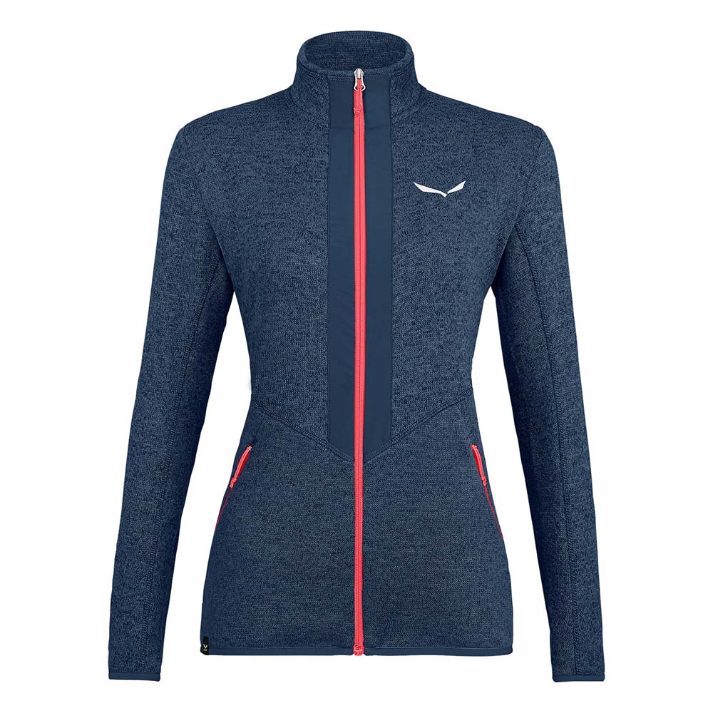 Salewa Rocca 2 Polarlite Fleece Navy Blue Women Tops