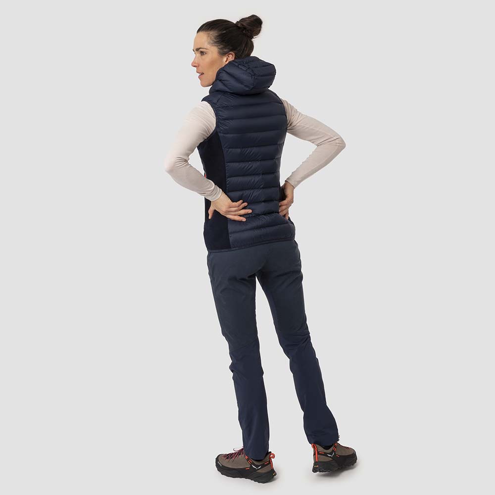 Salewa Fanes Sarner Down Hybrid Navy Blue Women Vests