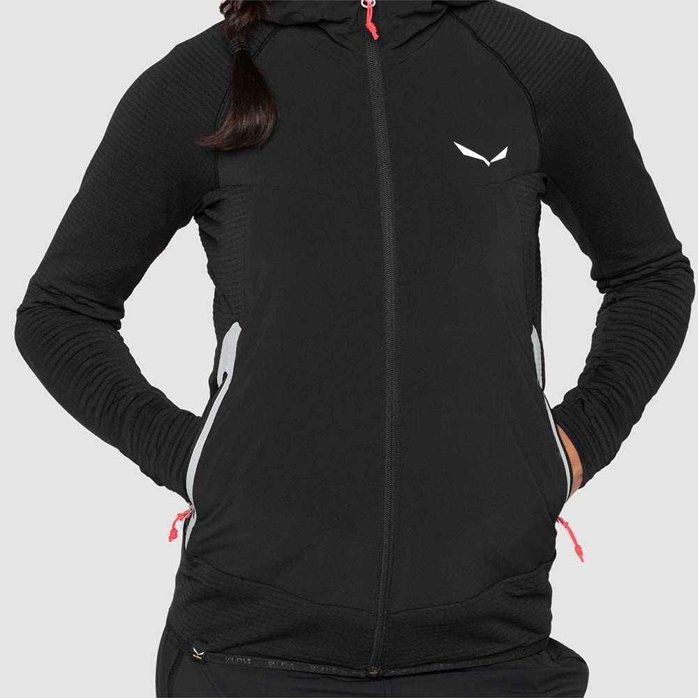 Salewa Rolle Polarlite Responsive Black Women Jacket