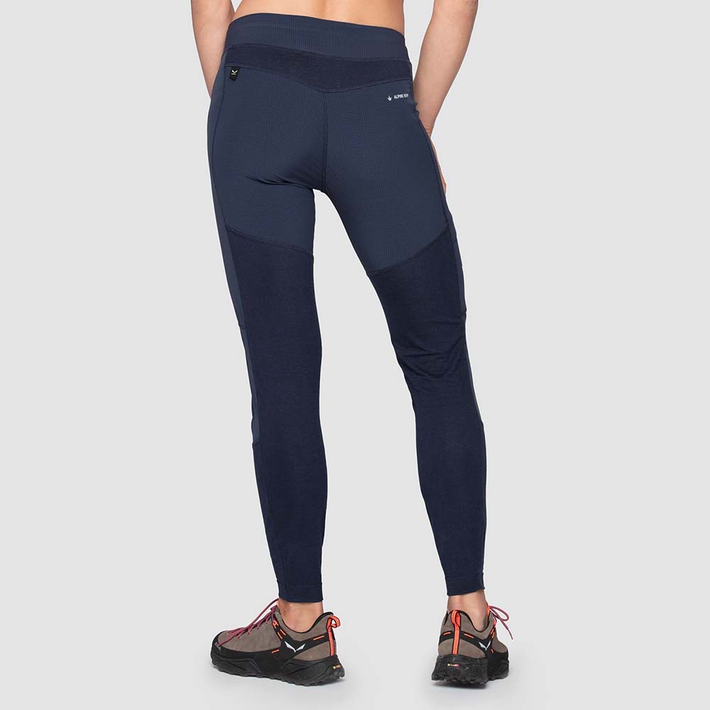 Salewa Alpine Hemp Navy Blue Women Tights