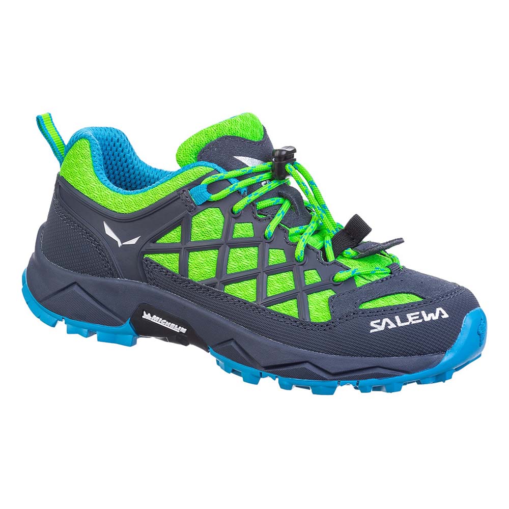 Salewa Wildfire Blue/Green Kids Shoes