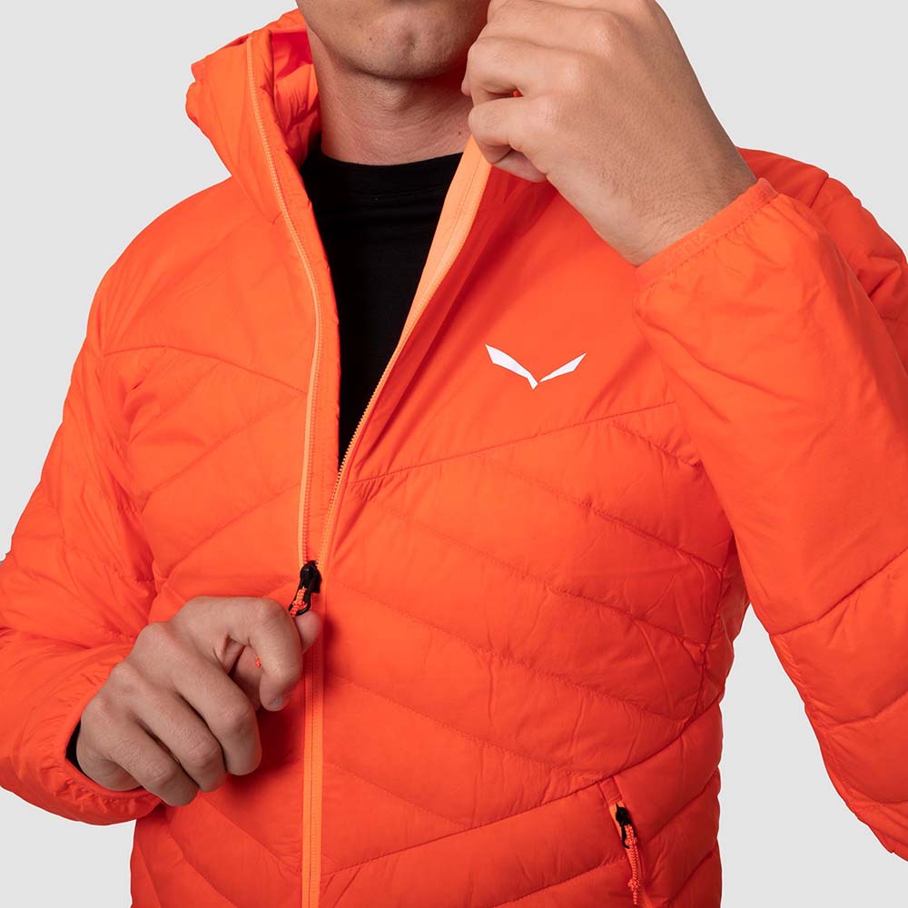 Salewa Brenta RDS Red Orange Men Down Jacket