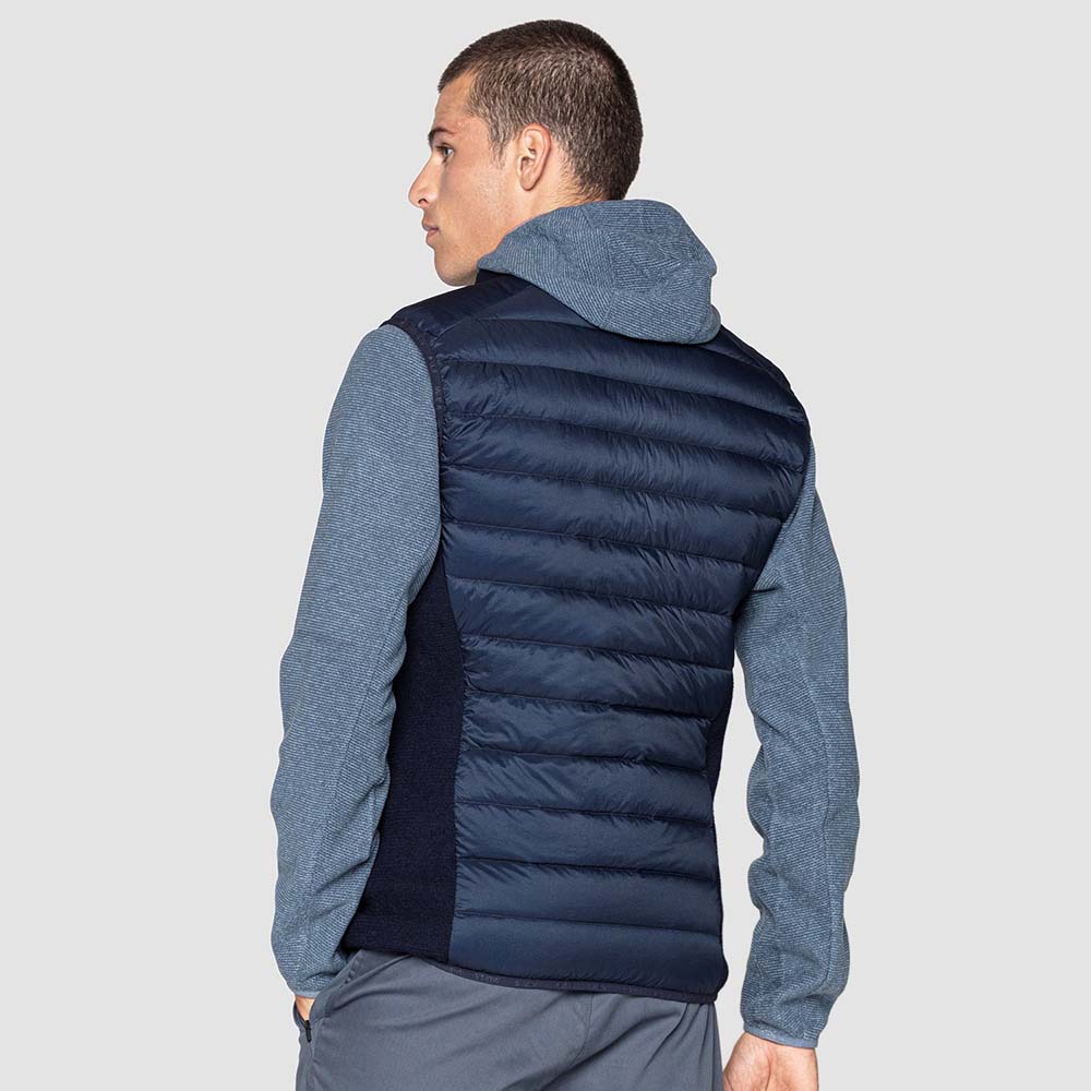 Salewa Fanes Sarner Down Hybrid Navy Blue Men Vests