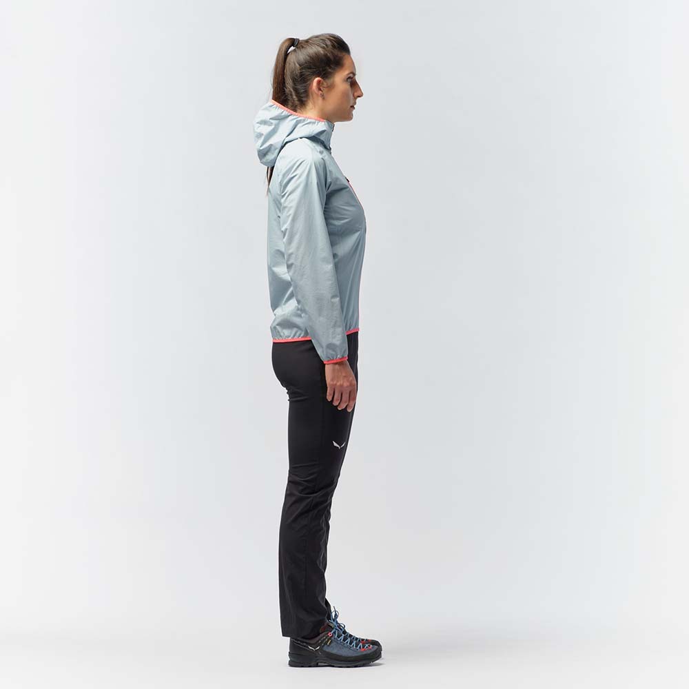 Salewa Puez Light Powertex Hardshell Red Orange Women Jacket