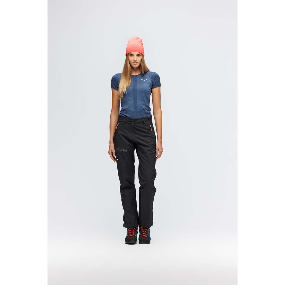 Salewa Marmolada Powertex Hardshell Black Women Pants