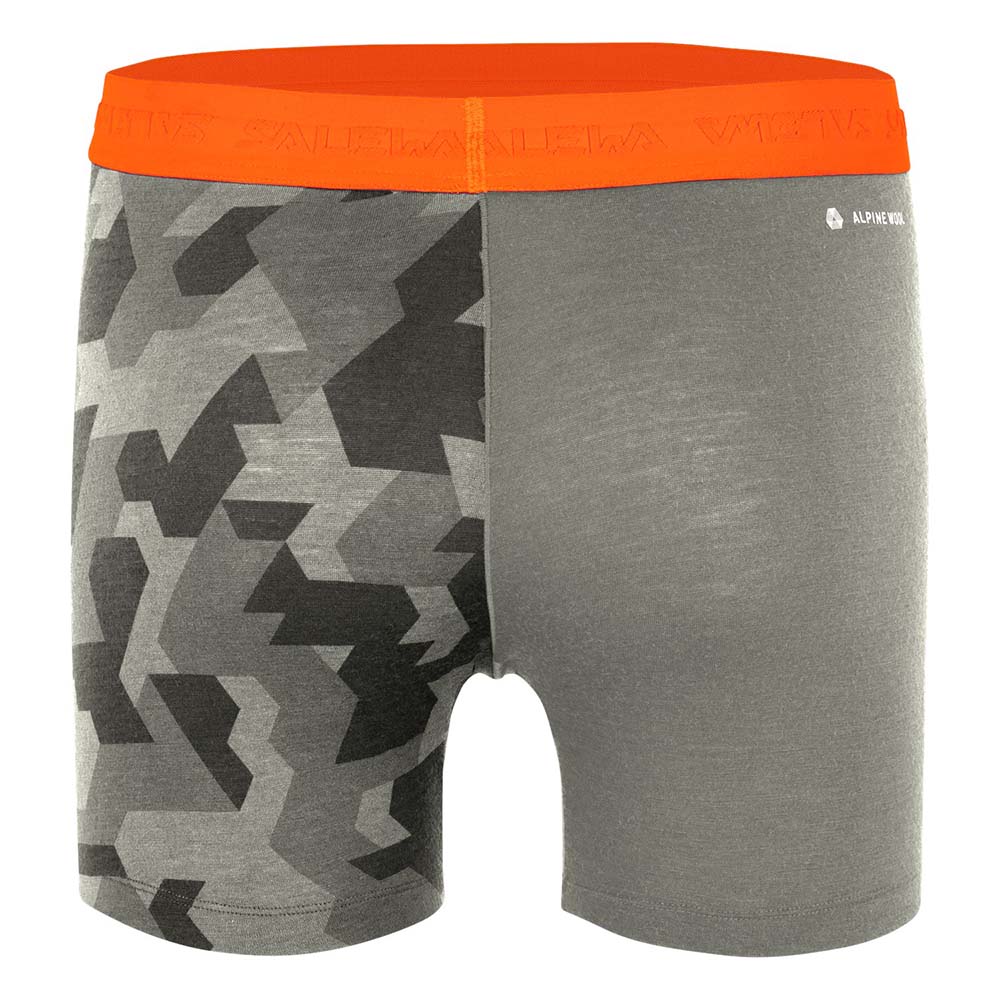 Salewa Cristallo Warm Alpine Merino Responsive Grey Men Boxer