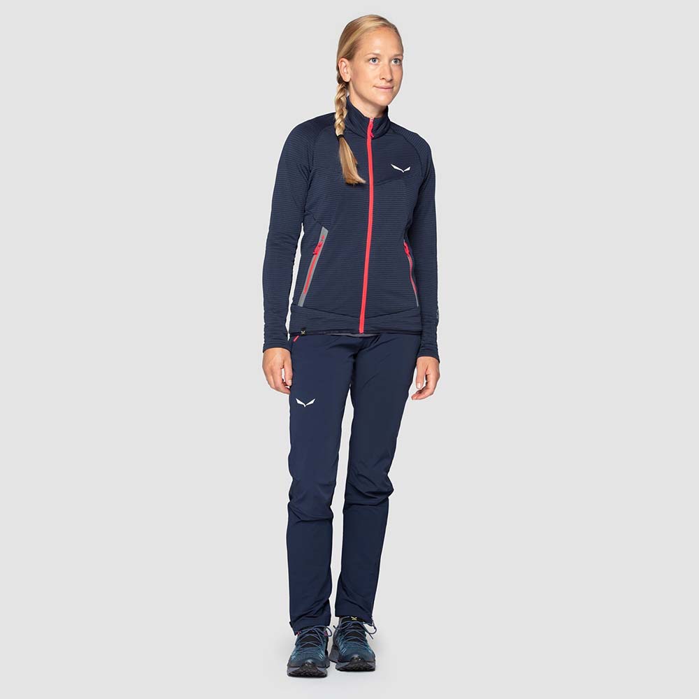 Salewa Pedroc Polarlite Fleece Navy Blue Women Tops