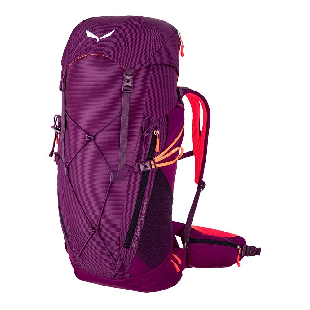 Salewa Alp Trainer 30+3L Red/Dark Purple Women Backpack