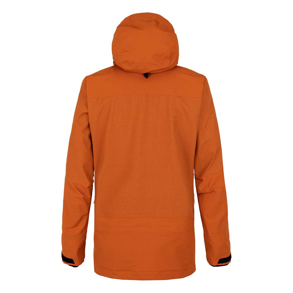 Salewa Sella Ski 3 Layers Powertex Responsive Hardshell Orange Men Jacket