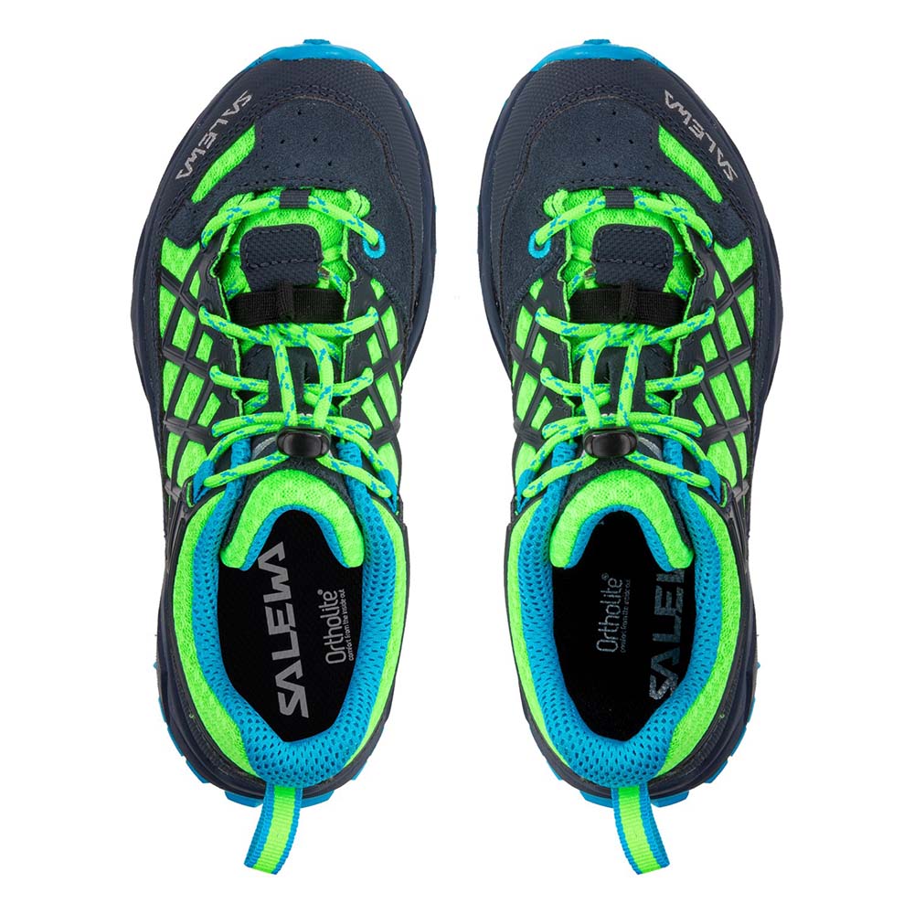 Salewa Wildfire Blue/Green Kids Shoes
