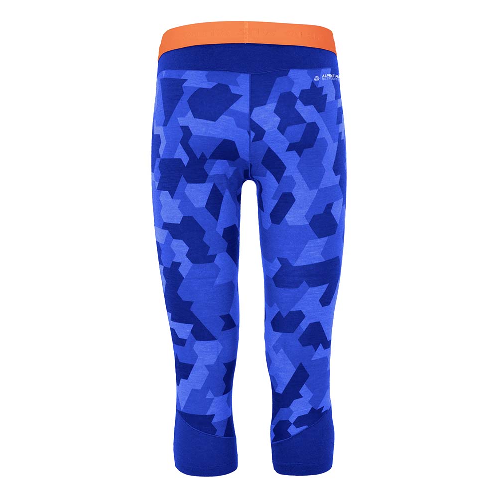 Salewa Cristallo Warm Alpine Merino Responsive 3/4 Blue Men Tights